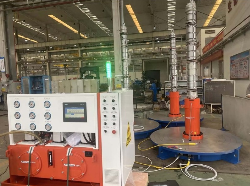 10K PSI Power Team Pumps with PLC Maintain Consistent Tension for Transformer Manufacturing